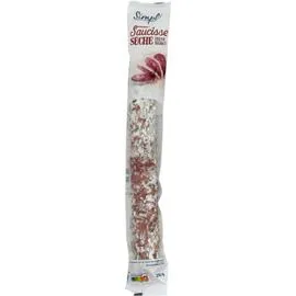 CARREFOUR SIMPL Saucisse sèche pur porc 250g