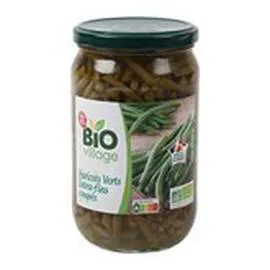 MARQUE REPÈRE, BIO VILLAGE Haricots verts Bio 345g