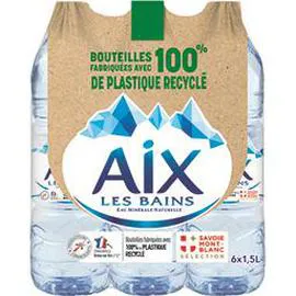 AIX LES BAINS Eau minérale naturelle 6x1,5l