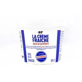 LAITERIE VERNEUIL Crème fraîche épaisse 30% MG 50cl