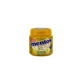 MENTOS Chewing-Gum Pure Fresh goût Limonade 100g