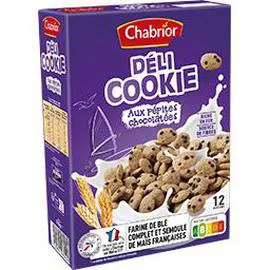CHABRIOR Céréales Déli Cookie aux pépites chocolatées 375g