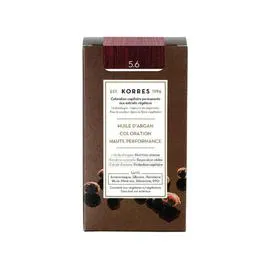KORRES Coloration Permanente Huile d'Argan, Châtain Clair Magenta 5.6 l'unité