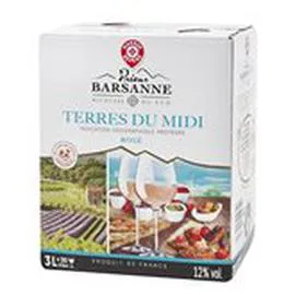 MARQUE REPÈRE, PRIEUR BARSANNE Vin rosé Terres du midi IGP 3l