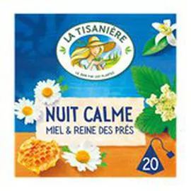 LA TISANIÈRE Infusion Nuit calme - x20 20x1,5g