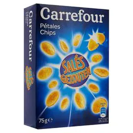CARREFOUR Biscuits apéritifs pétales salés 75g