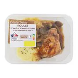 LECLERC, L'ATELIER TRAITEUR Poulet écrasé de pomme de terre 300g