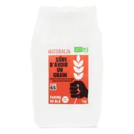 NATURALIA Farine de Blé T65 Bio 1kg
