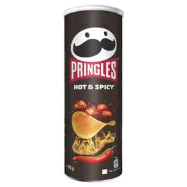 PRINGLES Chips tuiles Hot & Spicy goût piment et épices 175g