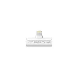 MOBILITY LAB Adaptateur Lightning/Jack 3,5 Lightning vers Jack audio blanc l'unité