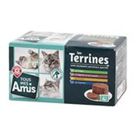 MARQUE REPÈRE, LYCAT Barquettes chats Terrines 4 variétés 4x85g