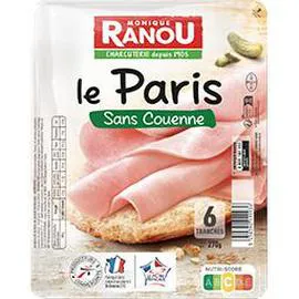 MONIQUE RANOU Jambon le Paris sans couenne 270g