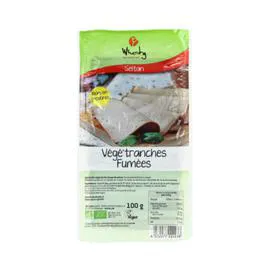 WHEATY Seitan Végé Tranches Fumées Bio Vegan 100g