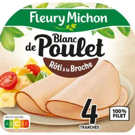 FLEURY MICHON Blanc de poulet rôti à la broche 120g