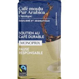 MONOPRIX Café moulu pur arabica 250g
