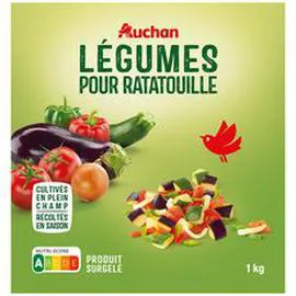 AUCHAN Légumes pour ratatouille 1kg