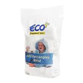 ECO+ Coton rectangle bébé x200 x200