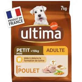 ULTIMA Croquettes pour petit chien adulte au poulet 7kg