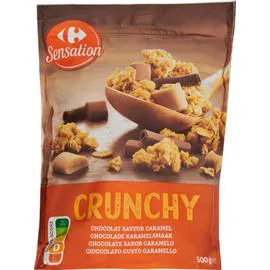 CARREFOUR SENSATION Céréales Crunchy chocolat caramel 500g