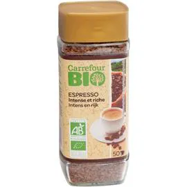 CARREFOUR BIO Café soluble Espresso 100g