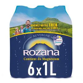 Eau gazeuse minérale naturelle magnésium (6x1l)