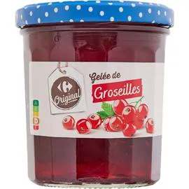 CARREFOUR ORIGINAL Gelée de groseilles 370g