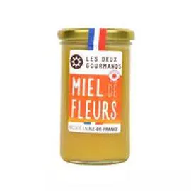 LES DEUX GOURMANDS Miel de fleurs en pot 340g
