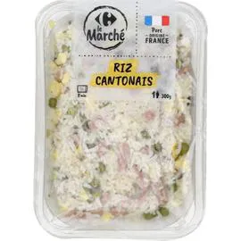 CARREFOUR LE MARCHÉ Plat cuisiné riz cantonais 300g