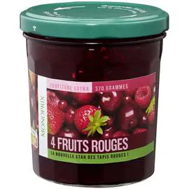 MONOPRIX Confiture fruits rouges 370g