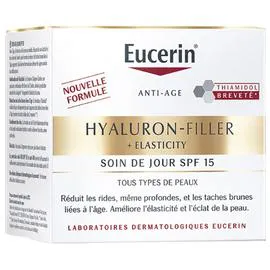 EUCERIN Crème Visage Soin De Jour Anti-Âge Spf15 Hyaluron-Filler + Elasticity 50ml