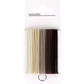 MONOPRIX ACCESSOIRES Monoprix Élastiques à Cheveux Fins x20