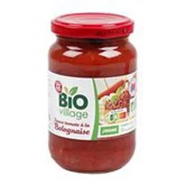 MARQUE REPÈRE, BIO VILLAGE Sauce bolognaise Bio 350g