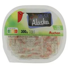 AUCHAN Salade Alaska au surimi carottes et ananas 300g