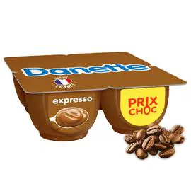 DANONE, DANETTE Crème dessert café 4x125g