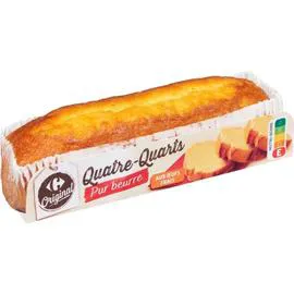 CARREFOUR ORIGINAL Quatre-quarts pur beurre 500g
