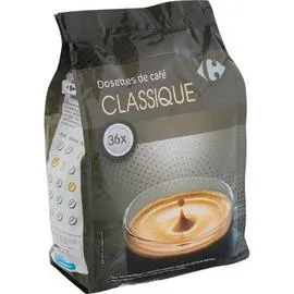 CARREFOUR Café dosettes généreux x36