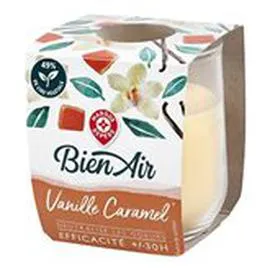 MARQUE REPÈRE, BIEN AIR Bougie Vanille Caramel 30h l'unité