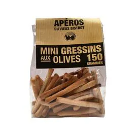 LE VIEUX BISTROT Gressins aux olives mini 150g