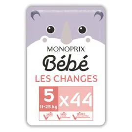 MONOPRIX BÉBÉ Couches Taille 5 x44 x44