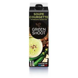 GREENSHOOT Soupe Courgette Parmesan Noisettes 1l