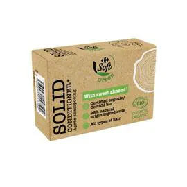 CARREFOUR SOFT GREEN Après-shampooing solide huile d'amande 50g