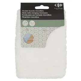 CARREFOUR Serpillière housse lavante microfibre l'unité