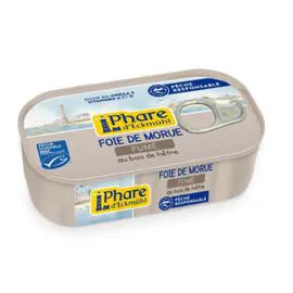 PHARE D'ECKMÜHL Foie De Morue Fumé Au Bois De Hêtre Msc 121g