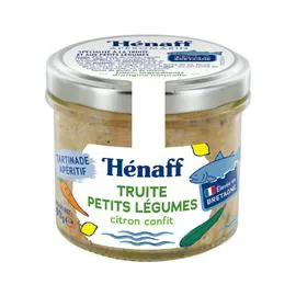 HÉNAFF Tartinade Truite et petits légumes 90g