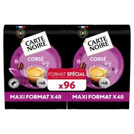 CARTE NOIRE Café dosettes corsé 2x336g