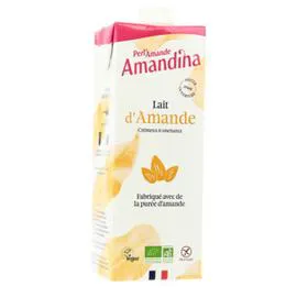 PERLAMANDE Lait D'Amandes  Bio 1l