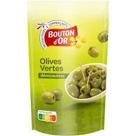 BOUTON D'OR Olives vertes dénoyautées 320g