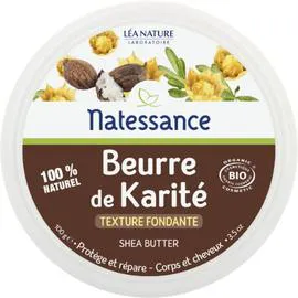 LÉA NATURE, NATESSANCE Beurre de karité bio 100g