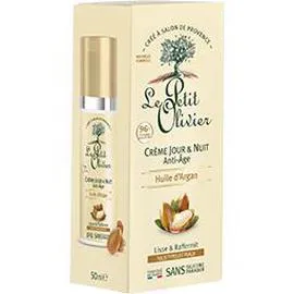 LE PETIT OLIVIER Crème jour & nuit anti-âge - huile d'argan 50ml