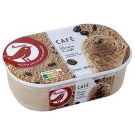 AUCHAN Glace au café 500g